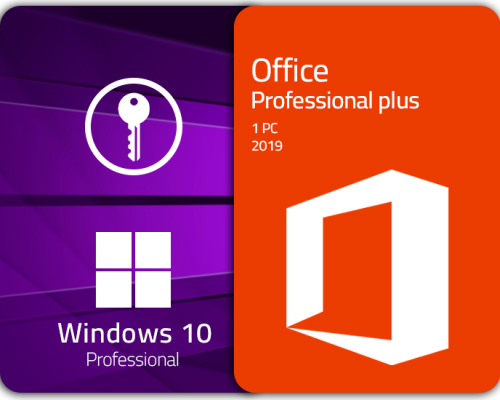 Windows 10 Pro + Office 2019 ProPlus